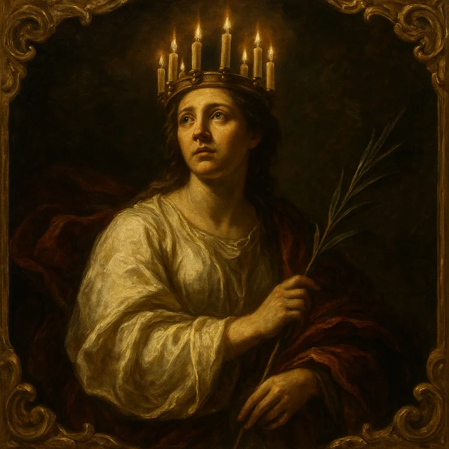 Baroque portrait of Lucy of Syracuse