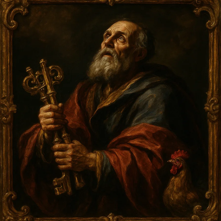 Baroque portrait of Peter the Apostle
